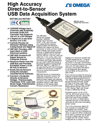 Thumbnail of document Data Sheet - INET-600 High Accuracy Direct-to-Sensor USB data Acquisition system
